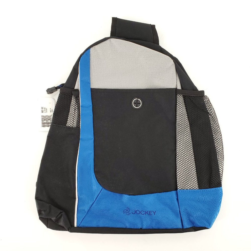 Jockey Gym Bag Medium Blue Black Gray - NWT